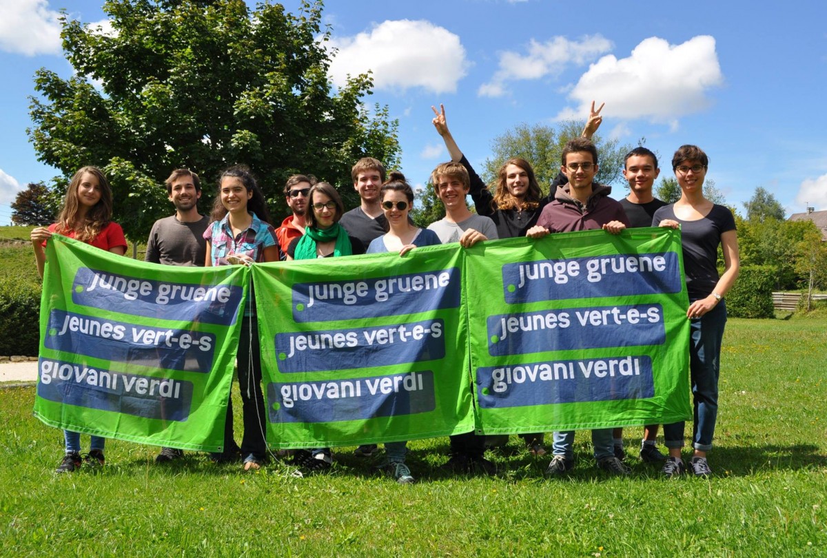Camp des Jeunes Vert-e-s Romand-e-s à Froideville