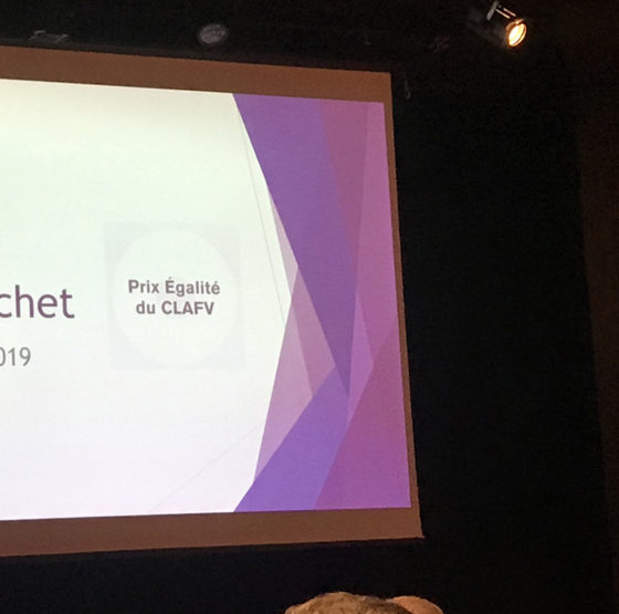CLASH! à la remise de la seconde édition du Prix Egalité du CLAVF