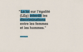 30 ans après l’entrée en vigueur de la Loi sur l’égalité : toujours pas de salaire égal pour travail égal